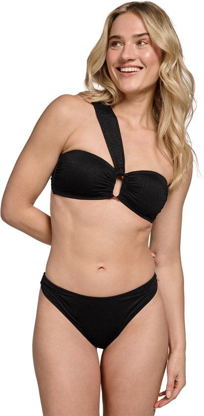 Ten Cate bikini bottom high leg sash zwart voor Dames | Maat 38