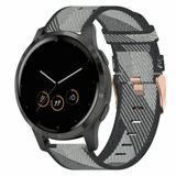 By Qubix Qubix - Canvas nylon bandje voor Huawei Watch GT 6 / GT 7 - 41mm - Grijs