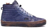 TCX Street 3 Faded waterdichte motorschoenen - Blauw - Leer - Mannen - Volwassenen - Zomer - Maat 45