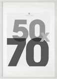 Atmosphera Fotokader 50 x 70 cm - Wit - MDF - Met Passe-partout