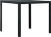 Maison Exclusive - Salontafel noir, 78x78x74 cm, HDPE avec aspect bois
