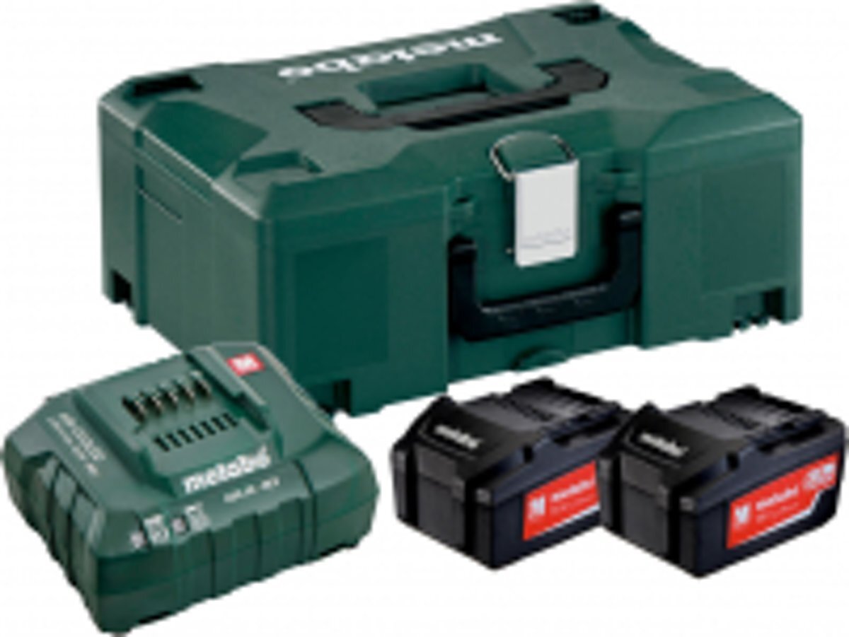 Metabo Basis Set accu s 2 x 5.2 Ah 18V ASC 30-36 - Metaloc