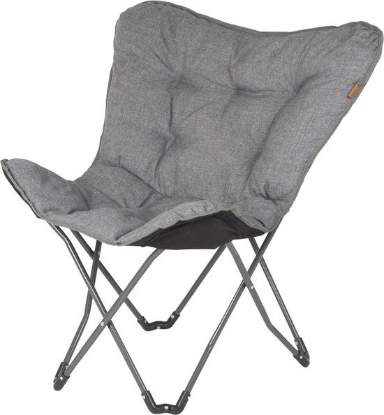Bo-Camp Urban Outdoor Vlinderstoel - Redbridge - Grijs