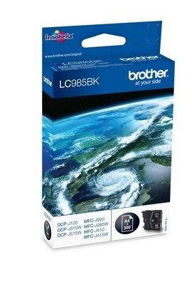 Brother LC985BK Zwart Inktcartridge - Origineel
