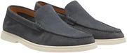 BOSS Sienne Loafer Slip-On Schoenen Heren Donkergrijs Suède