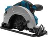 Scie circulaire - Alimenté par batterie - Moteur sans balai - Lame de scie 18 cm - Angle d'inclinaison 0–45° - Vitesse 20000 tr/min - Sans batterie - Bleu clair