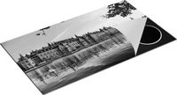 Chefcare Inductie Beschermer Binnenhof Gebouw in Den Haag - Zwart Wit - 95x55 cm