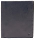 Esquire Madrid Wallet Zwart Leer Billfold Heren RFID 8 Pasjes 7 Vakken