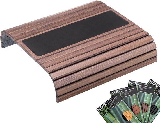 Bamboe Armleuning Dienblad - Bruin - 41.5 x 34 cm