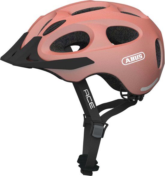 Abus Youn-I ACE Fietshelm - Maat M (52-57 cm) - rosé gold