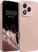 kwmobile metallic telefoonhoesje van TPU - geschikt voor HONOR 400 Lite - Flexible case voor smartphone - In metallic roségoud