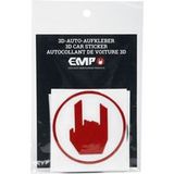 EMP Special Collection Auto-Accessoires - 3D Autosticker - Rockhand - zwart-rood-wit
