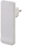 Bachmann CEE 7/7 geaarde stroomstekker | haaks (plat) zonder hendel | wit