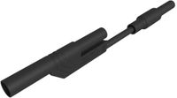 SKS Hirschmann MAL 2800 S sw Veiligheidsmeetsnoer 4mm-veiligheidsstekker 4mm-veiligheidsstekker 8 cm Zwart 1 stuk(s)
