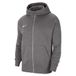 Nike jongens CW6891 jack met capuchon, maat L, kleur: houtskool heathr / wit