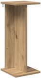 vidaXL Plantenstandaard Artisanaal Eiken 25 x 25,5 x 60,5 cm