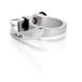 XLC Zadelpenklemring voor volwassenen, zadelklem, zilver, Ø 34,9 mm