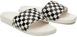 Vans Dames La Costa Slide-On Checkerboard Zwart/Mars