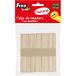 Fixo Kids 68005200 Set met 50 houten staven van natuurlijk hout, 11,4 cm