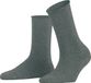 FALKE Shiny eenkleurig lyocell sokken dames grijs - maat 39-42