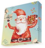 Diamond Dotz Santa Cheer Diamond Painting Kit