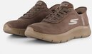 Skechers Go Walk Flex - Mali Dames Instappers - Bruin - Maat 41