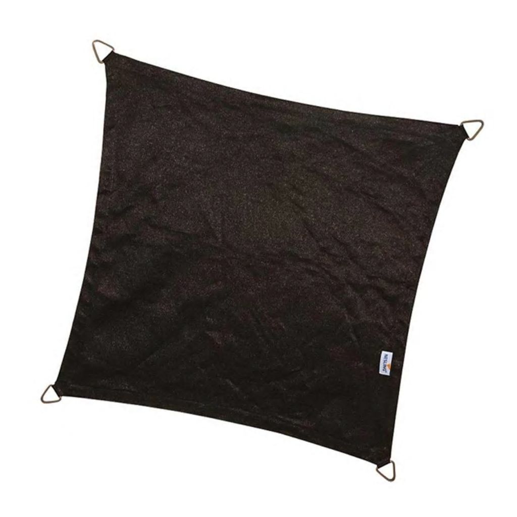 Nesling Schaduwdoek vierkant 5 x 5 x 5 x 5 zwart