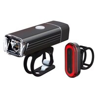 Eagle LED Fietsverlichting Set - USB Oplaadbaar - Waterdicht - 800 Lumen - Zwart