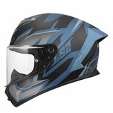 LS2 Helm Rapid III Xtrem FF820 zwart / blauw maat XS