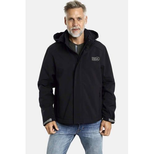 Jan Vanderstorm Softshell Jas MENNE Zwart