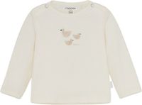 Noppies Noam Shirt met Lange Mouwen - Maat 50 - Egret