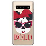ERT GROUP Telefoonhoes voor Samsung S10 5G origineel en officieel gelicentieerd Disney patroon Minnie and Mickey 045 optimaal aangepast aan de vorm van de mobiele telefoon, gedeeltelijk transparant