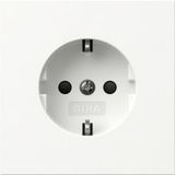 Gira SCHUKO-wandcontactdoos SP vlakke schakelaar Zuiver wit [445370]