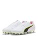 PUMA KING 20 MATCH FG/AG voetbalschoenen, Rood/Geel/Wit, Maat 29