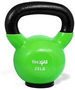 Yes4All Unisex's NHK4 Kettlebell, f. 25 lb-Groen