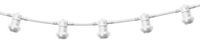 PARTY LIGHT: IP44 slinger verlengbaar 10m, 10 E27 fittingen, wit