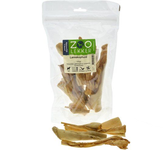 Zoolekker Lamskophuid 100 gram