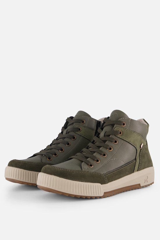 Rieker Veterboots groen Synthetisch - Maat 41