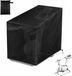 Hometrainer cover - 123 x 58 x 113/142 cm - Waterproof - Black