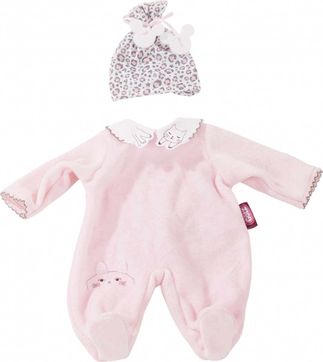 Gotz Götz poppenkleding pyjama met slaapmuts voor poppen van 42-46cm