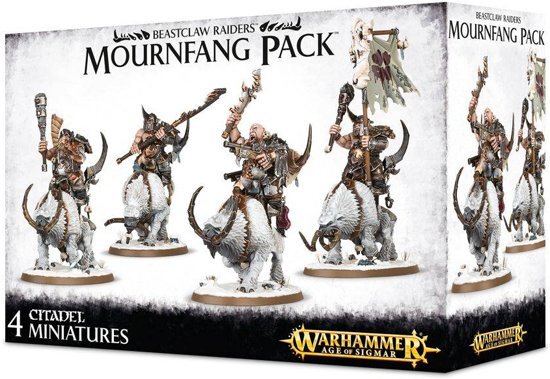 Games Workshop Age of Sigmar Ogors Beastclaw Raiders: Mournfang Pack