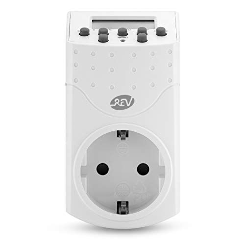 REV 0025100109 Digitale Timer - 20 Tijden/Dag - 1800 W - Wit