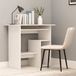 Maison Exclusive - Bureau, blanc, 80x45x74 cm, panneau de particules