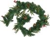 Atmosphera JJA Kerstguirlande, kerstboom met bessen en dennenappels, 180 cm