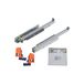 BLUM MOVENTO TIP-ON 760H laderails, 520 mm volledig uittrekbaar 40 kg, 1 paar incl. koppeling en montagetoebehorenset