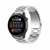 By Qubix - Stalen schakelband - Zilver - geschikt voor Huawei Watch 5 - 46mm