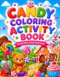 Candy Coloring Activity Book