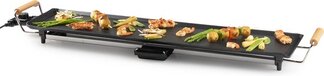 DOMO DO8313TP Teppanyaki XXL - 90cm - 1800W - Black/Wood Look