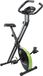 Fjoerdesports Vélo d'appartement pliable pour le sport en intérieur, vélo d'appartement, vélo de fitness avec ordinateur d'entraînement LCD, vélo d'appartement pliable, y compris mesure de la fréquence cardiaque, poids maximum de l'utilisateur 110 kg, 8 niveaux de résistance - Vert
