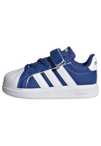 adidas Streettalk Shoes Kinderschoenen, uniseks, baby, Team Royal Blauw/Ftwr Wit/Grijs Twee, 23 EU